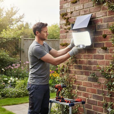 Lampe détecteur de mouvement | SecurHome - Maison Rangement Jardin