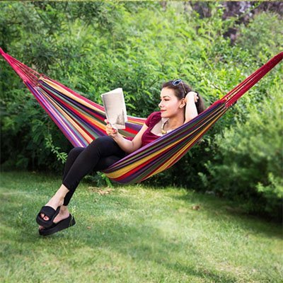 Hamac suspendu | Multicolore Résistant UV - Maison Rangement Jardin