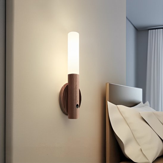 Applique murale chambre | Cylindrique Cuivre - Maison Rangement Jardin