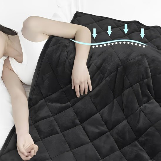 Couverture Lestée | Sommeil Zen - Maison Rangement Jardin