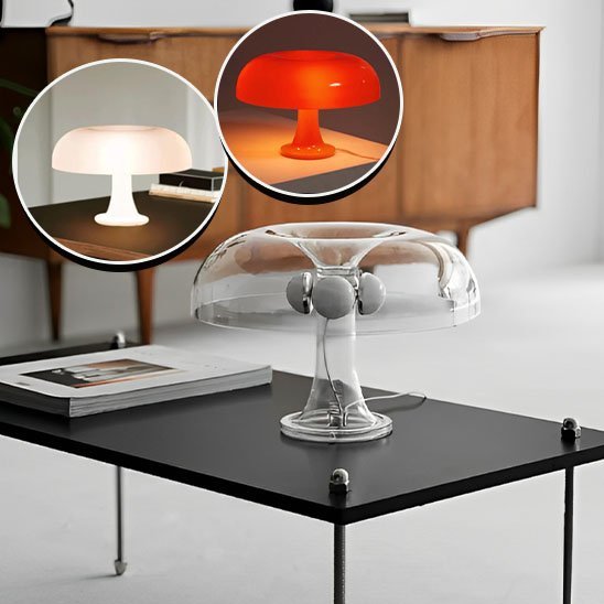 Lampe Champignon | Vintage 70s - Maison Rangement Jardin