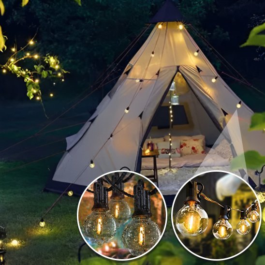 Guirlande lumineuse extérieur | Ambiance Magique - Maison Rangement Jardin