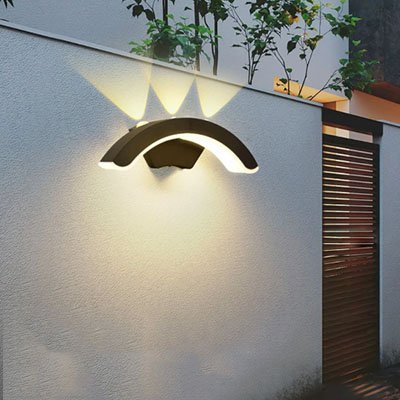 Applique murale pour extérieur | Bidirectionnelle Élégante - Maison Rangement Jardin