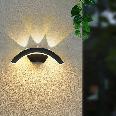 Applique murale pour extérieur | Bidirectionnelle Élégante - Maison Rangement Jardin