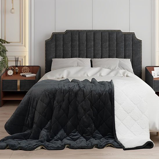 Couverture Lestée | Sommeil Zen - Maison Rangement Jardin